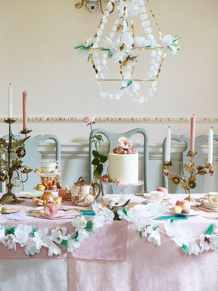 GARLAND - BLOSSOM WHITE, BANNER, MERI MERI - Bon + Co. Party Studio