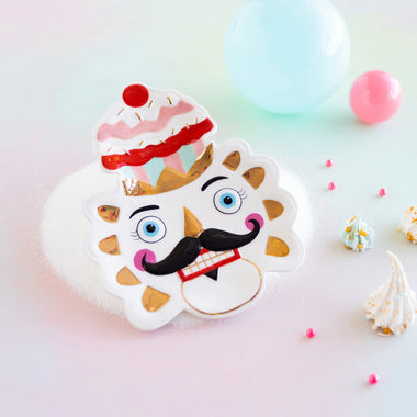 GLITTERVILLE CHRISTMAS - COLONEL CUPCAKE COOKIE PLATE