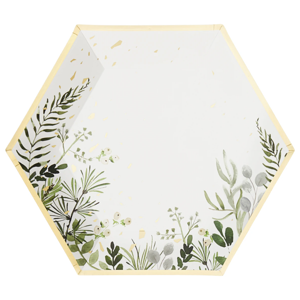 PLATES LARGE - FLORAL SECRET GARDEN