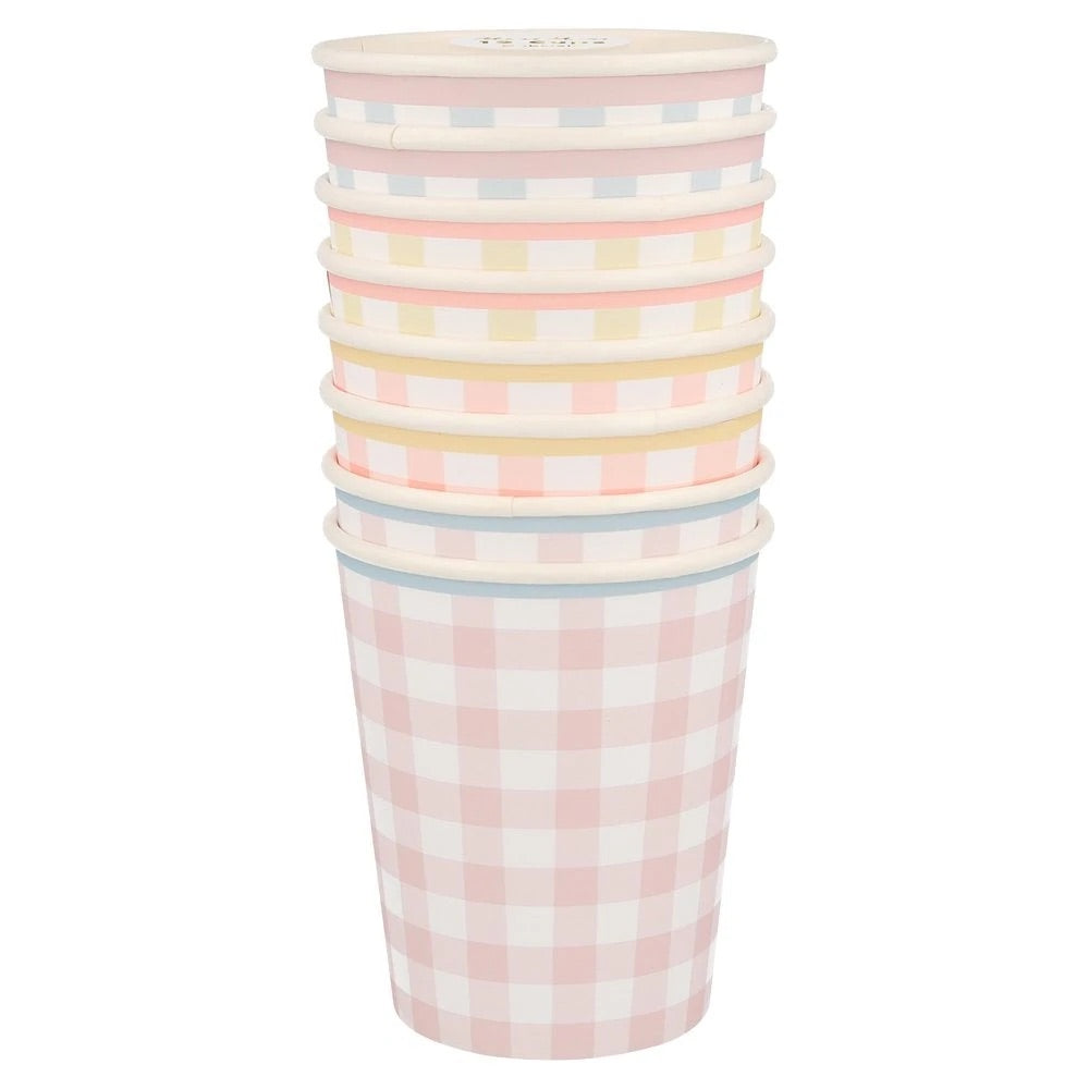 CUPS - GINGHAM
