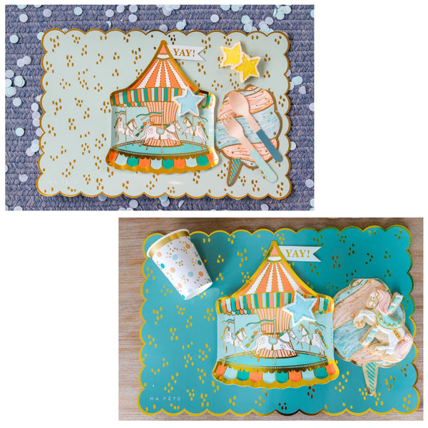 PLACEMATS - FUN FAIR SCALLOP