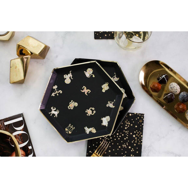 PLATES - SMALL ZODIAC HARLOW & GREY x CYNTHIA ROWLEY, PLATES, HARLOW & GREY - Bon + Co. Party Studio