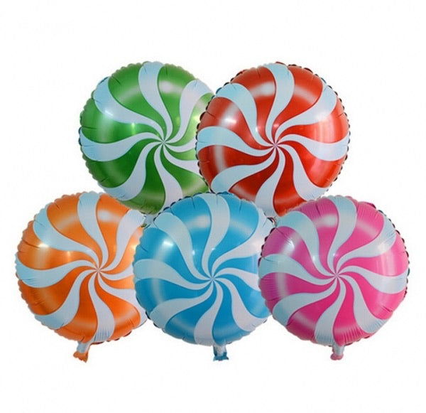 BALLOONS - CANDY & SWEETS SWIRL GREEN