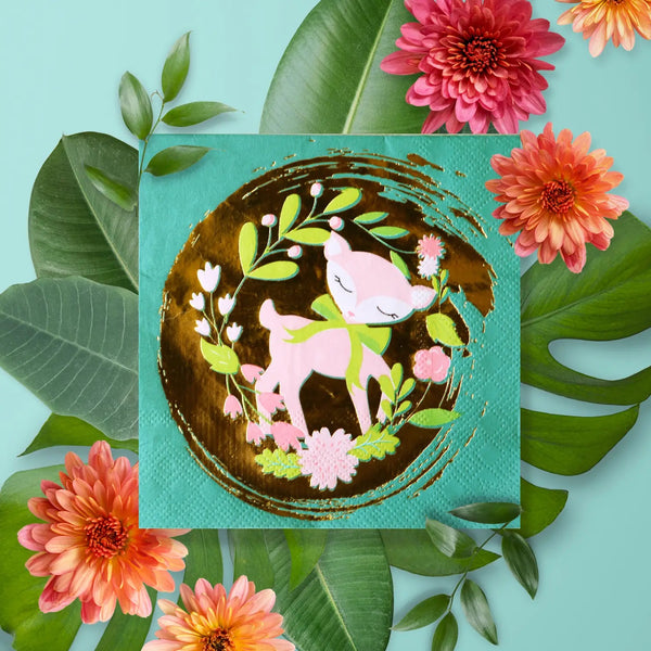 NAPKINS SMALL - ANIMAL WOODLAND FRIENDS