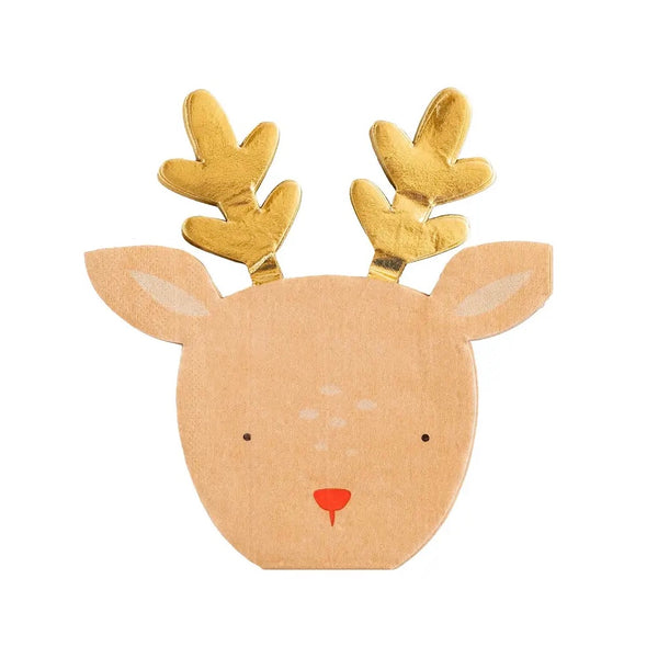 NAPKINS SMALL - CHRISTMAS REINDEER