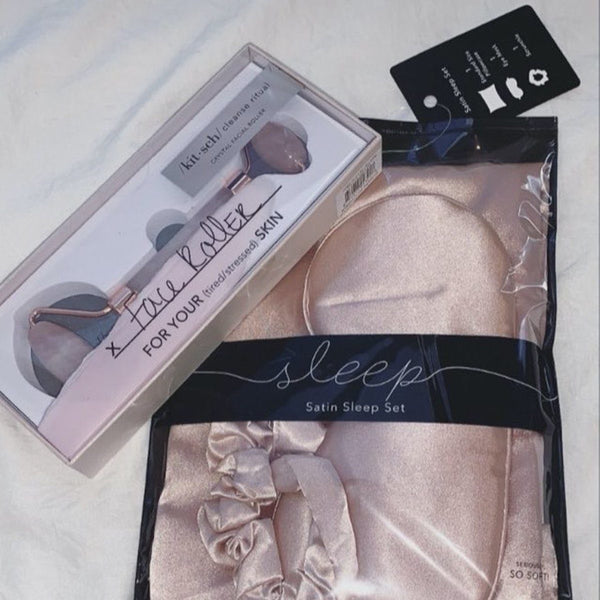 FACIAL ROLLER - ROSE QUARTZ SPA PAMPER