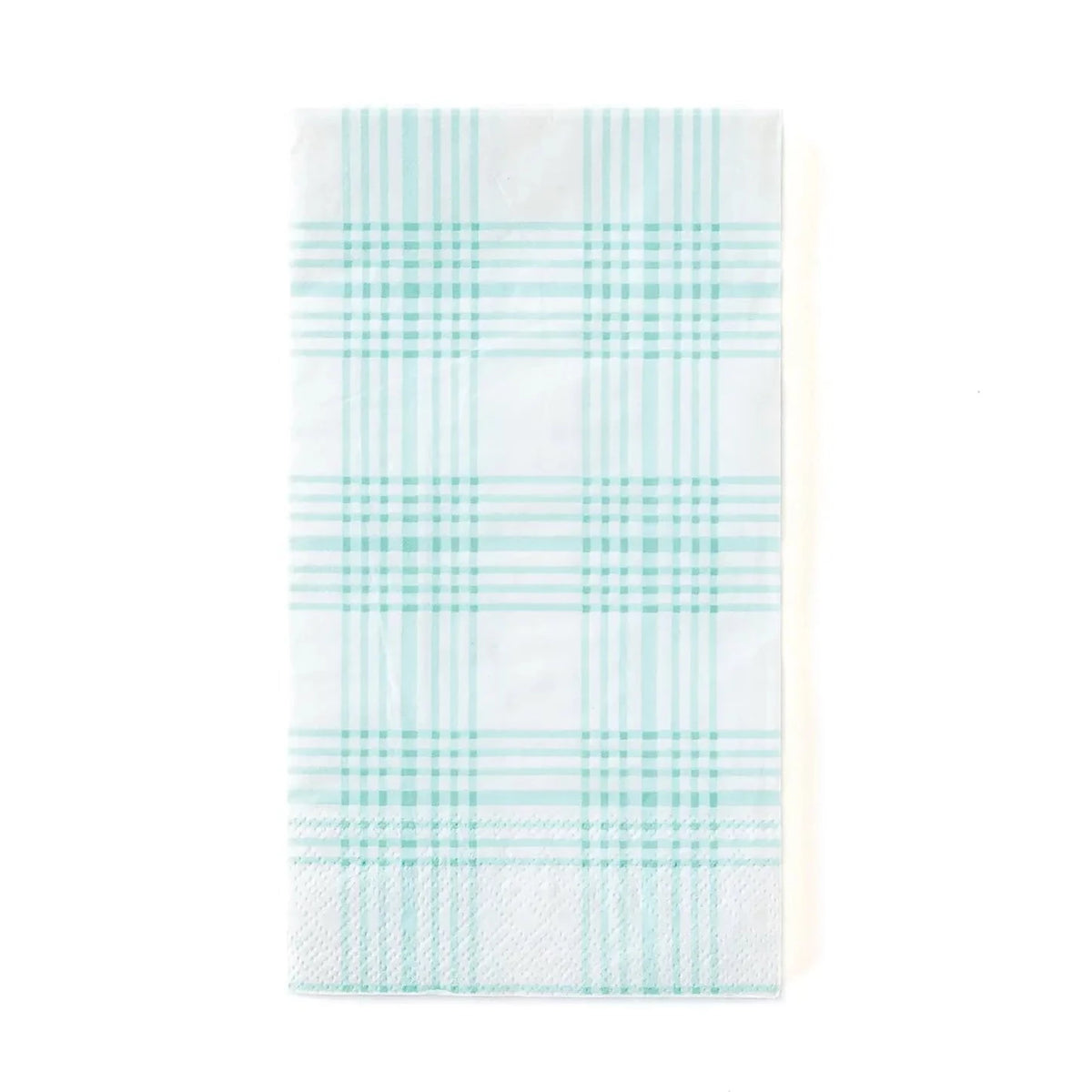 NAPKINS DINNER - BLUE + CREAM GINGHAM PLAID