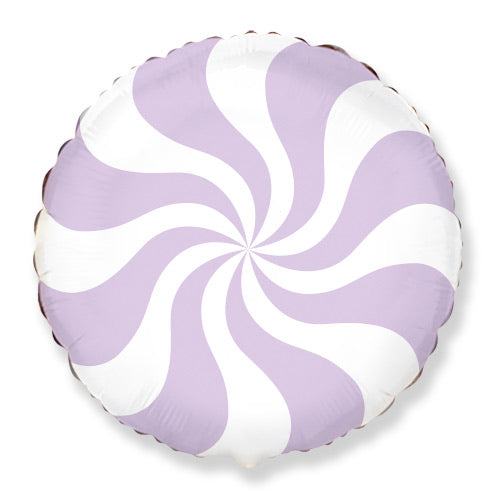 BALLOONS - CANDY & SWEETS SWIRL PASTEL LILAC