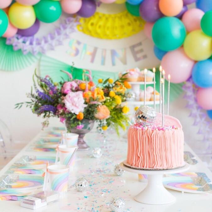 CUPS RAINBOW PASTEL DAYDREAM SOCIETY Bon Party Studio