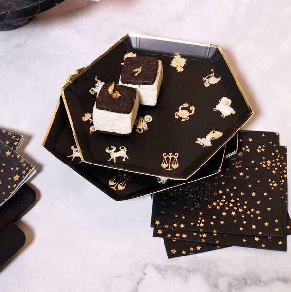 PLATES - SMALL ZODIAC HARLOW & GREY x CYNTHIA ROWLEY, PLATES, HARLOW & GREY - Bon + Co. Party Studio