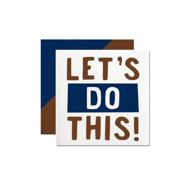 NAPKINS SMALL - SPORTS LET’S DO THIS FOOTBALL