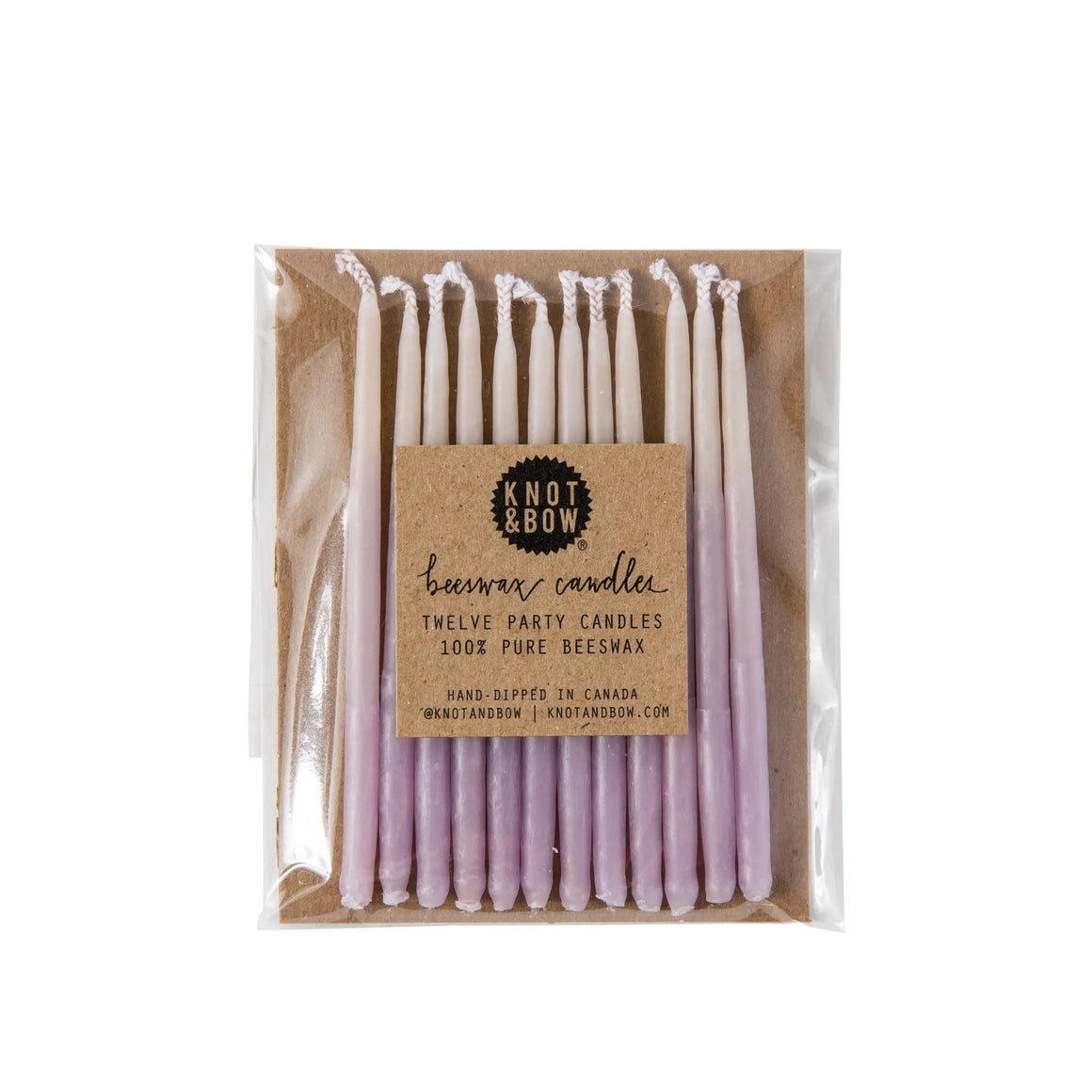 BEESWAX CANDLES - OMBRE VIOLET