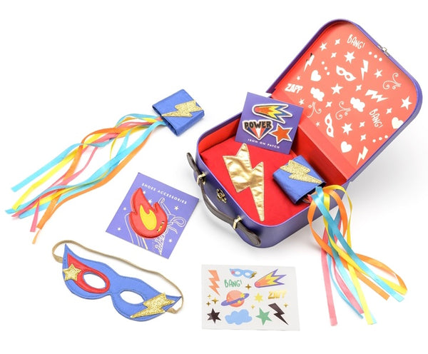 DRESS-UP COSTUME GIFT SET - SUPERHERO SUITCASE