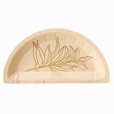 PLATES SMALL - BOHO RAINBOW MOCHA SEMI CIRCLE