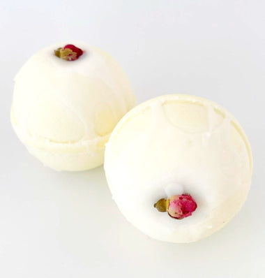 LUXE BATH BOMBS - COCOA BUTTER ROSE SPA PAMPER