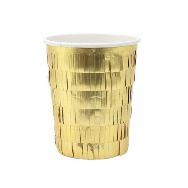 CUPS - FRINGE GOLD MERI MERI, CUPS, MERI MERI - Bon + Co. Party Studio