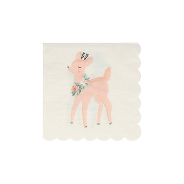 NAPKINS SMALL - ANIMAL DEER PASTEL MERI MERI