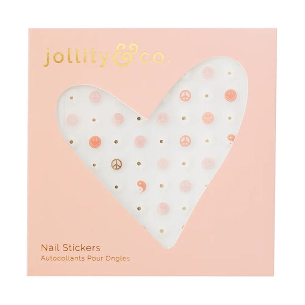 NAIL STICKERS - GROOVY PEACE & LOVE