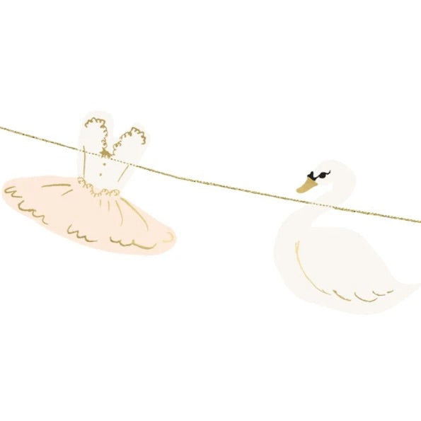 BANNER - PENNANT SWAN BALLERINA