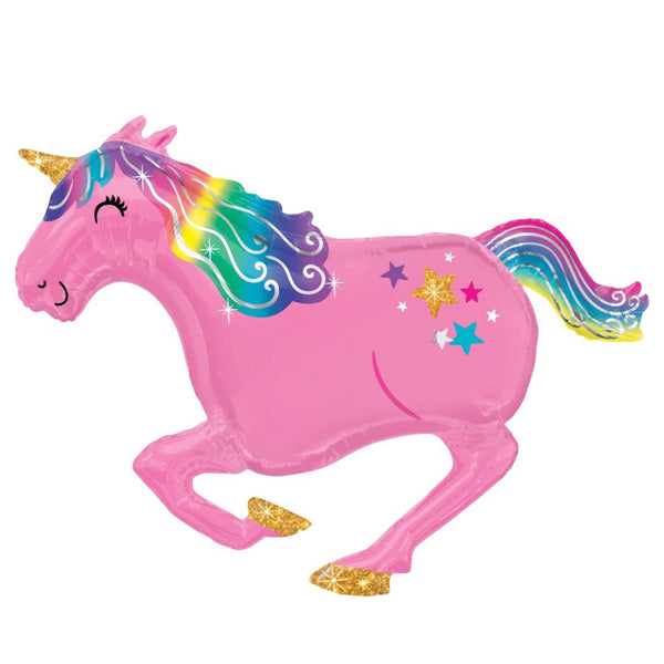 BALLOONS - UNICORN 3 PINK RAINBOW, Balloons, Anagram - Bon + Co. Party Studio