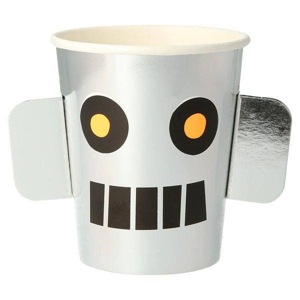 CUPS - SILVER MERI MERI ROBOT