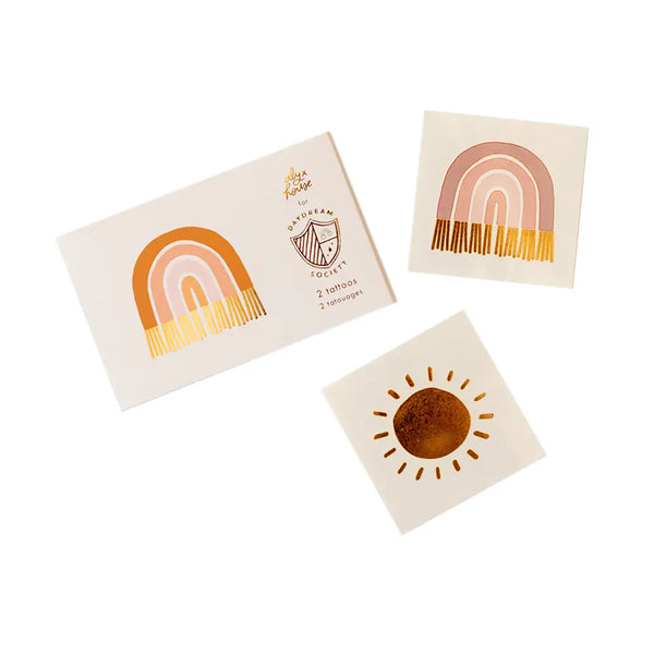 LARGE TATTOOS - DAYDREAM SOCIETY BOHO RAINBOW