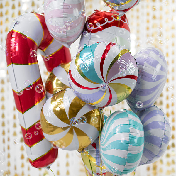 BALLOONS - CANDY & SWEETS PASTEL SWIRL