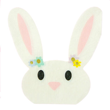 NAPKINS SMALL - ANIMAL BUNNY EASTER FLORAL