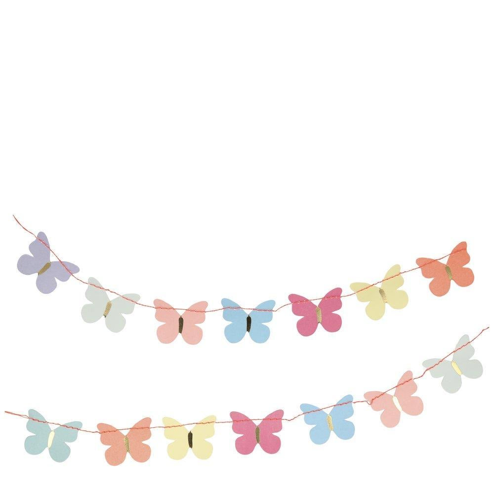 GREETING CARD - BUTTERFLY GARLAND THANK YOU