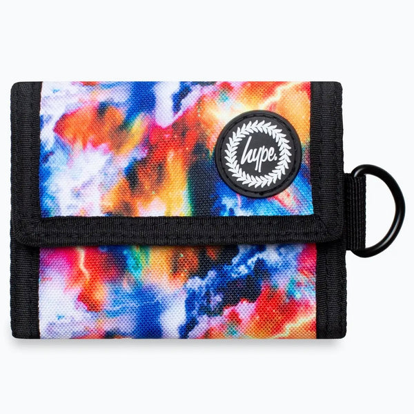 WALLET - BLUE + ORANGE LIGHTENING GALAXY