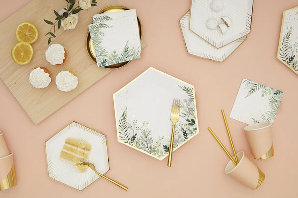 PLATES LARGE - FLORAL SECRET GARDEN