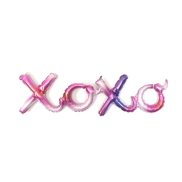 BALLOON BANNER - XOXO OMBRE PINK