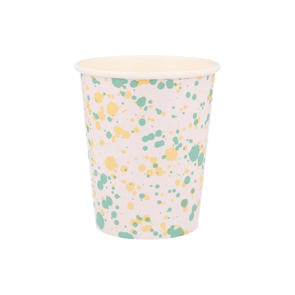 CUPS - PASTEL SPECKLED SPLATTER