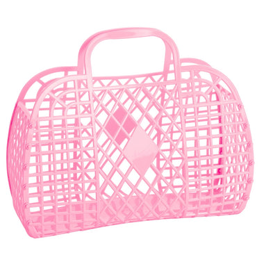RETRO TOTE - LARGE BUBBLEGUM PINK