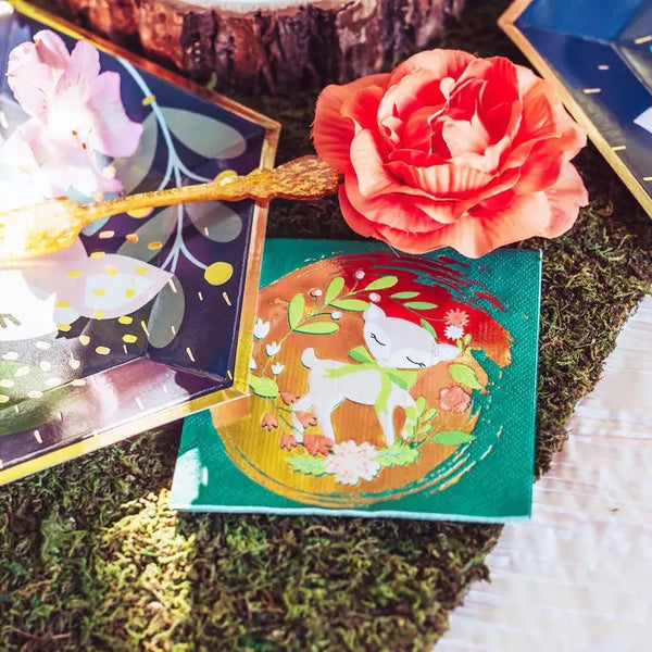 NAPKINS SMALL - ANIMAL WOODLAND FRIENDS