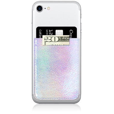 TECH - PHONE POCKET IRIDESCENT LEATHER, TECH, iDecoz - Bon + Co. Party Studio