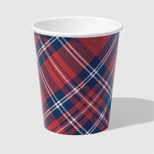 CUPS - CHRISTMAS HOLIDAY PLAID
