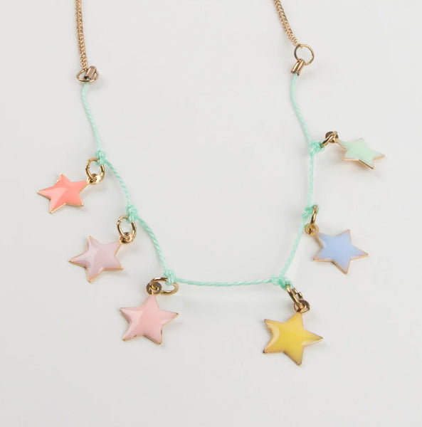 NECKLACE - PASTEL ENAMEL STARS
