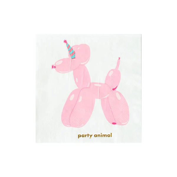 NAPKINS SMALL - WITTY PARTY ANIMAL