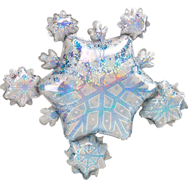 BALLOONS - SNOWFLAKE PRISMATIC