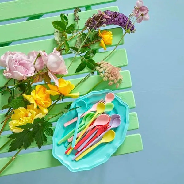 MELAMINE SERVING DISH - SMALL ARCTIC BLUE