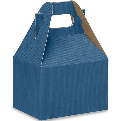 GIFT BOX - GABLE STYLE BLUE SMALL
