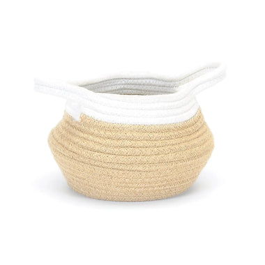 BASKET - JUTE BELLY SMALL