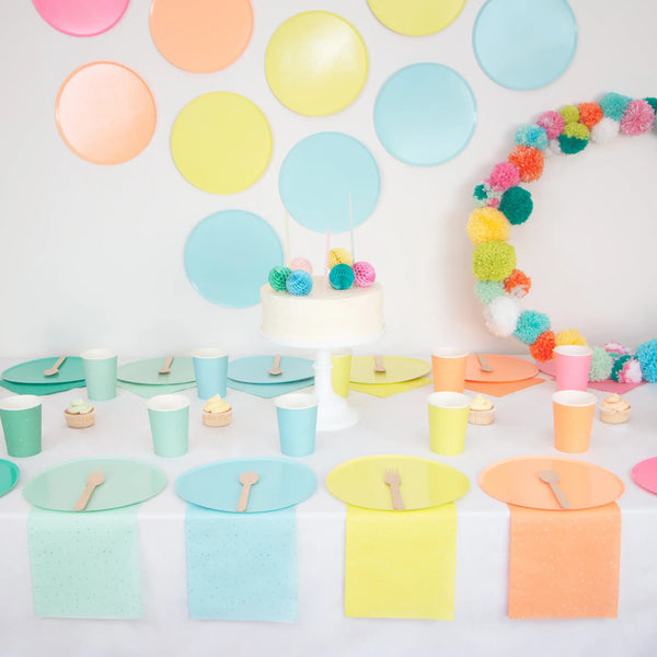 PLATES LARGE - GREEN MINTY AQUA