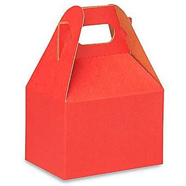GIFT BOX - GABLE STYLE RED SMALL