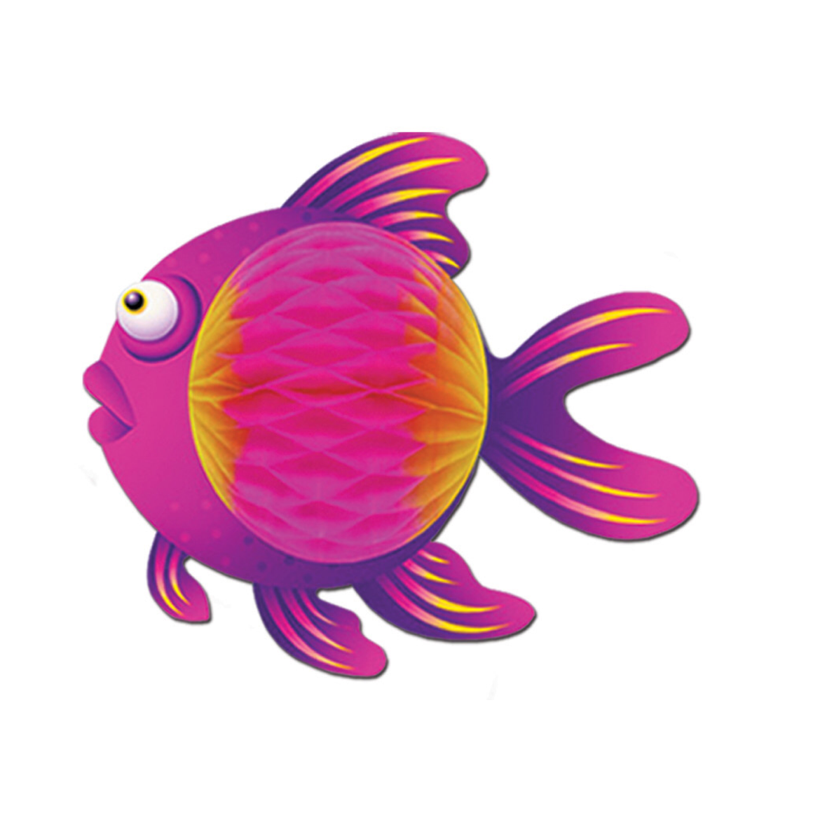 HONEYCOMB DECORATIONS - TROPICAL FISH