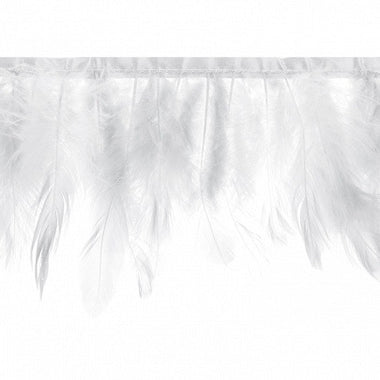 FEATHER GARLAND - WHITE