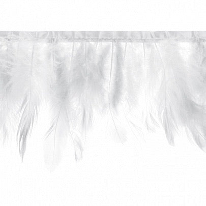FEATHER GARLAND - WHITE