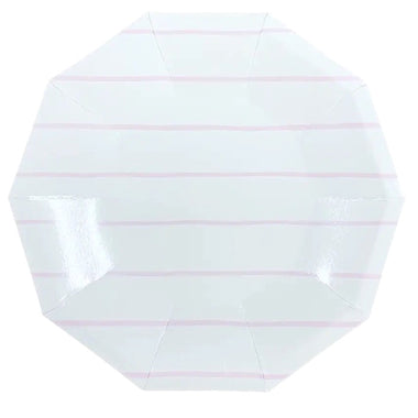 PLATES LARGE - PURPLE LILAC DAYDREAM SOCIETY FRENCHIE STRIPES