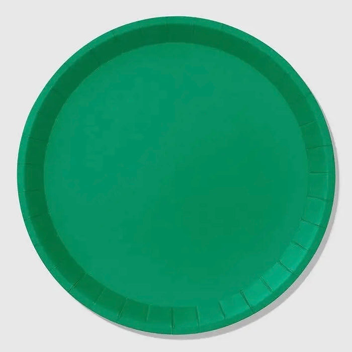 PLATES LARGE - KELLY GREEN CLASSIC